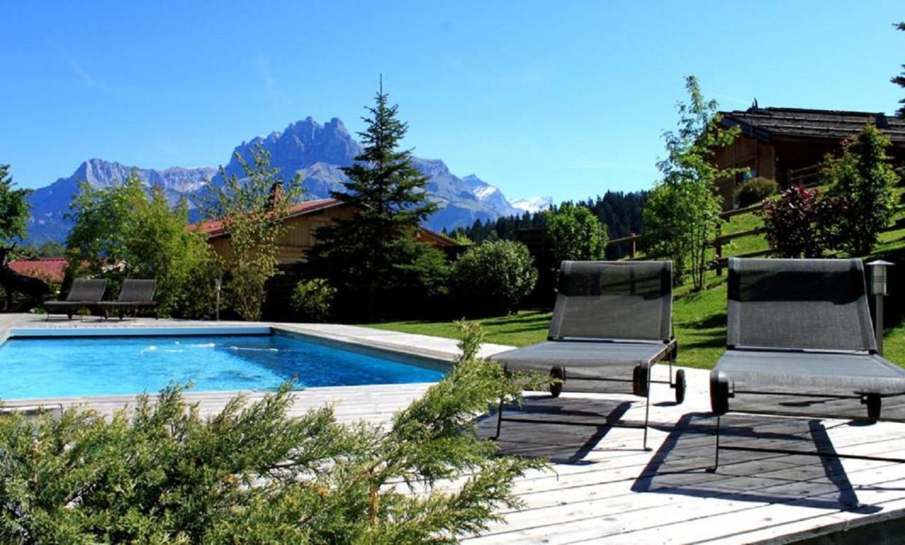Le Cerf Amoureux Chalet Prive & Spa Sallanches Exteriér fotografie