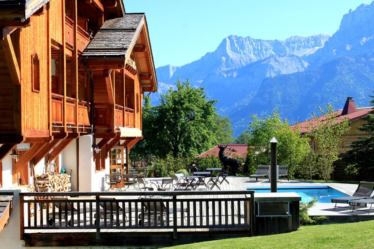 Le Cerf Amoureux Chalet Prive & Spa Sallanches Exteriér fotografie
